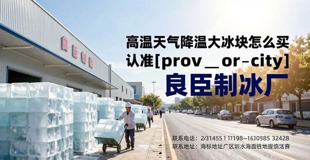 高温天气降温大冰块怎么买 认准普陀良臣制冰厂