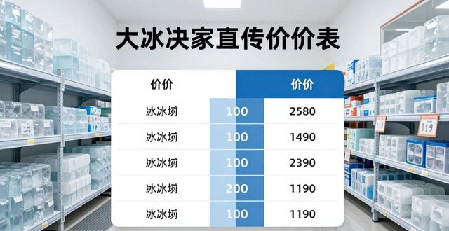 大冰块批发厂家怎么选?普陀直供渠道靠谱吗