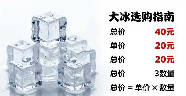 大冰块价格到底怎么算？普陀冰块选购指南
