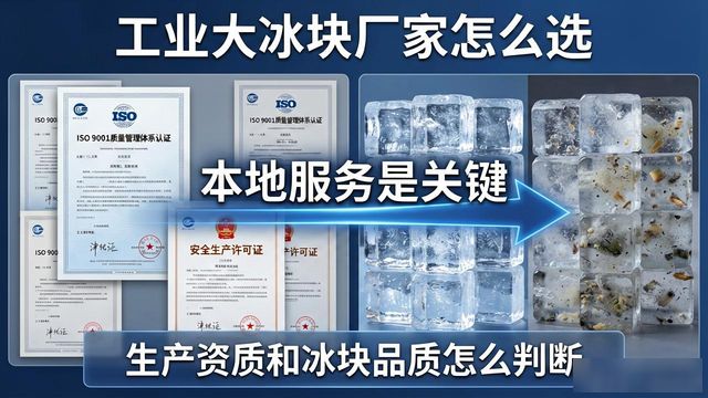 工业大冰块厂家怎么选？普陀本地服务是关键